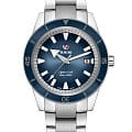 Rado Rado Captain Cook Automatic R32105208 Automatic R32105208 механические мужские часы  синий циферблат, браслет нержавеющая сталь — вид спереди